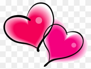 Heart Clipart Clipart Pink Double Heart - Valentine's Day Heart - Png Download