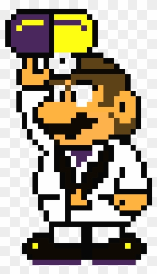 Dr Mario - Dr Mario Pixel Art Clipart