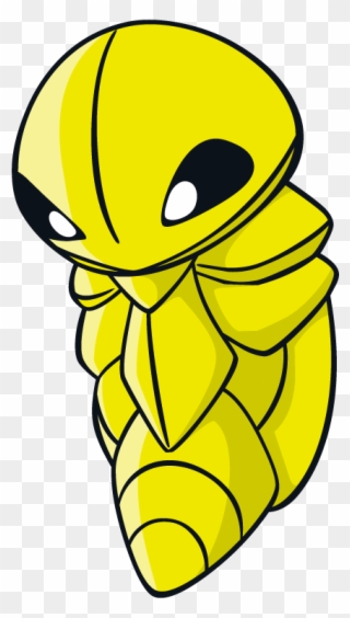 Kakuna Pokemon Character Vector Art - Kakuna Png Clipart