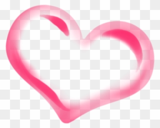 Pink Heart Transparent - Heart Clipart