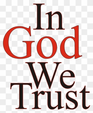In God We Trust - Transparent Gold In God We Trust Logo Clipart