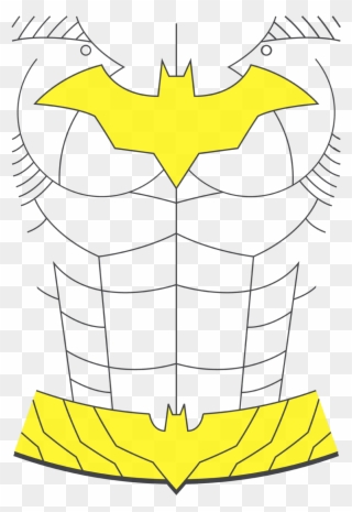 Batman New Batgirl Costume Men's Slim Fit T-shirt - Cartoon Clipart