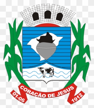 Brasão Coração De Jesus Mg - Santa Rita De Siguas Clipart