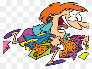 Crazy Clipart Clothing - Black Friday Funny Cartoons - Png Download