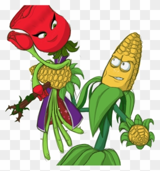 Plants Vs Zombies Clipart Corn Kernel - Plants Vs Zombies Gw2 Rose - Png Download