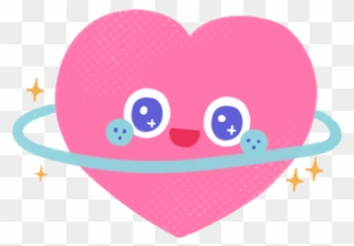 Kawaii Sticker - Heart Clipart