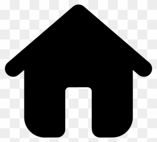 Home Black Building Symbol Comments - Home App Icon Png Clipart