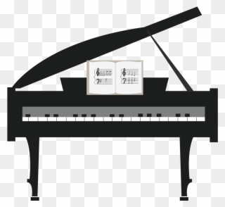 Image Freeuse Stock Beginning Camp Hoffman Academy - Piano Illustration Clipart
