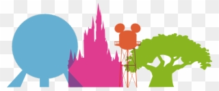 See, That's What The App Is Perfect For - Walt Disney World Minimalist Art Clipart