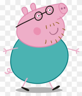 Daddy Pig Png - Pai Da Peppa Pig Clipart