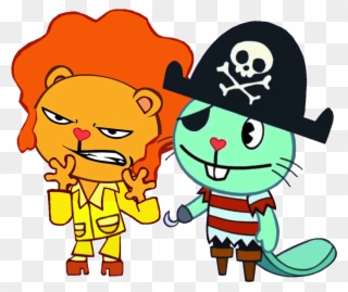 Russell/disco Bear - Happy Tree Friends Disco Bear Angry Clipart