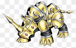 Egg Of Miracles Patamon - Golden Armor Digimon Clipart