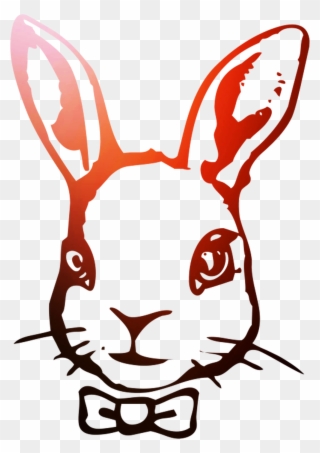 Hare Domestic Illustration Rabbit Easter Bunny Clipart - Domestic Rabbit - Png Download