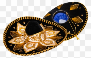 Genuine Sombrero Adult Mariachi Sombrero Charro Hat - Motif Clipart