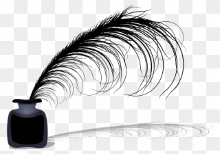 Clipart - Quill Clip Art - Png Download