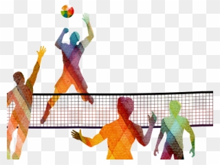 Sport Clipart Volleyball - Volleyball Net Transparent Background - Png Download