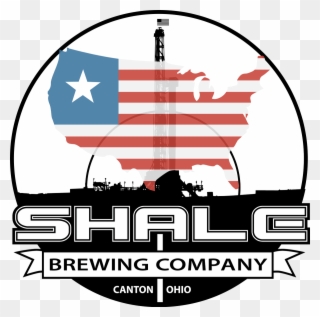 Shale Brewing Co - American Flag Clipart