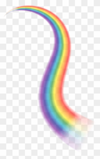 Rainbow Line Transparent - Transparent Rainbow Line Clipart