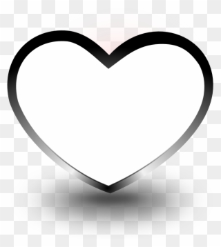 Heart Png Black Picture Freeuse Library - Hearts Black And White Clipart