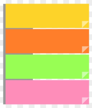 All Photo Png Clipart - Colorful Sticky Notes Png Transparent Png
