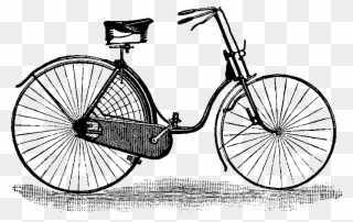 Bicycle Panniers, Vintage Posters, Vintage Images, - Safety Bicycle Clipart