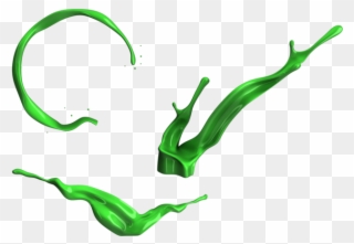 Green Paint Splatter Png - Paint Splatter 3d Transparent Clipart