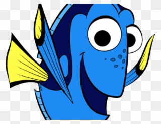 Character Clipart Finding Dory - Cartoon Dory - Png Download