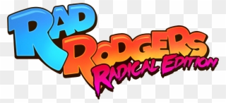 Plop Down With A Buddy To Team Up To Take Down The - Rad Rodgers Radical Edition Logo Png Clipart