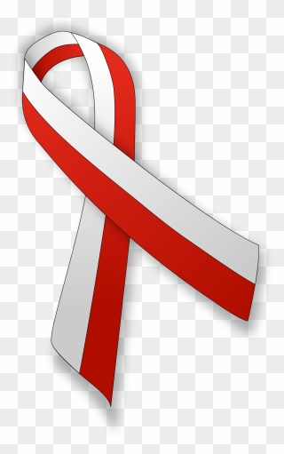 Open - Green White Red Ribbon Clipart