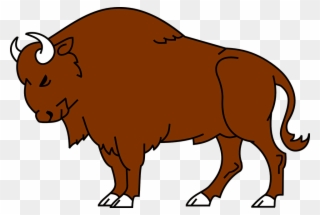 Clip Art Royalty Free Library Bison Clipart Simple - Bison Clipart - Png Download