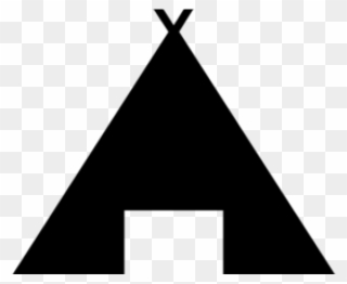 Tent Clipart Simple - Tee Pee Clip Art - Png Download