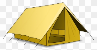 Clipart Tent Army Tent - Camping Tent Shower Curtain - Png Download