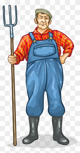 Farmer - Old Farmer Png Clipart