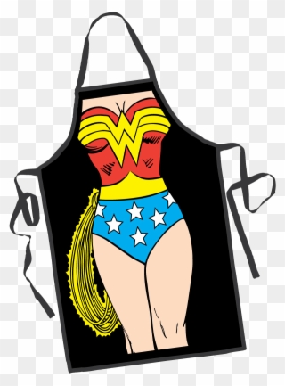 Wbcp Lines Up Wonder Woman Product Just In Time For - Wonder Woman - Be The Character Apron Clipart