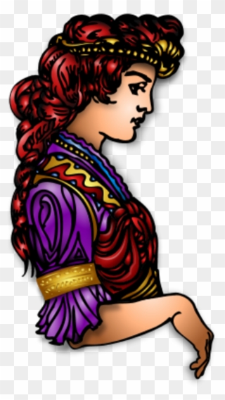 Vector Clip Art - Maiden Clipart - Png Download