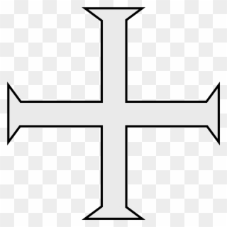 Coa Illustration Cross Templar - Knights Templar Cross Svg Clipart