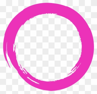 Pink Circle By Pink Circle Wellness Holistic Wellness - Circle Clipart