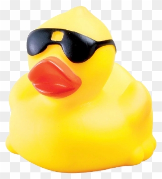 Clipart Baby Rubber Duck - Rubber Duck With Shades - Png Download