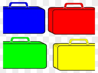 Luggage Clipart Red Suitcase - Red Suitcase Clipart - Png Download