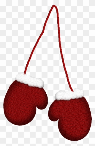 Mittens Clip Art - Mittens With String Clipart - Png Download