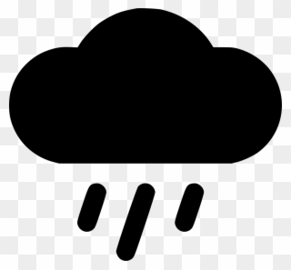 Clouds And Rain Png - Icono Llover Clipart