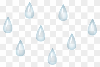 Rain Drops Clip Art Black And White - Clip Art Transparent Rain Drops - Png Download