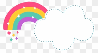 Rainbow Document File Format - Cute Cloud Cartoon Png Clipart