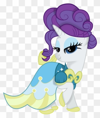 Rarity Twilight Sparkle Mammal Fictional Character - My Little Pony Rarity Dress Clipart