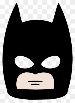 Masks Clipart Batman Mask - Lego Batman Face Template - Png Download
