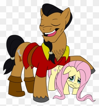 Pony Gaston Belle Fluttershy Horse Cartoon Mammal Fictional - Does Anything Matter Clipart