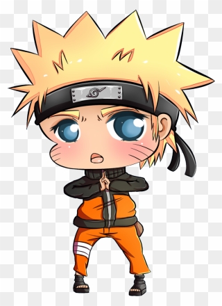 Chibi Naruto By Pink - Anime Naruto Clip Art - Png Download