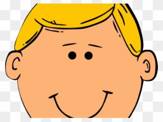 Manga Boy Clipart Hairclip - Boy Face Cartoon Drawing - Png Download