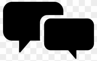 Blog Clipart Free For Download - Overlapping Speech Bubbles Png Transparent Png