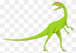 Dinosaur Reptile Ancient - Small Dinosaur With Long Neck Clipart